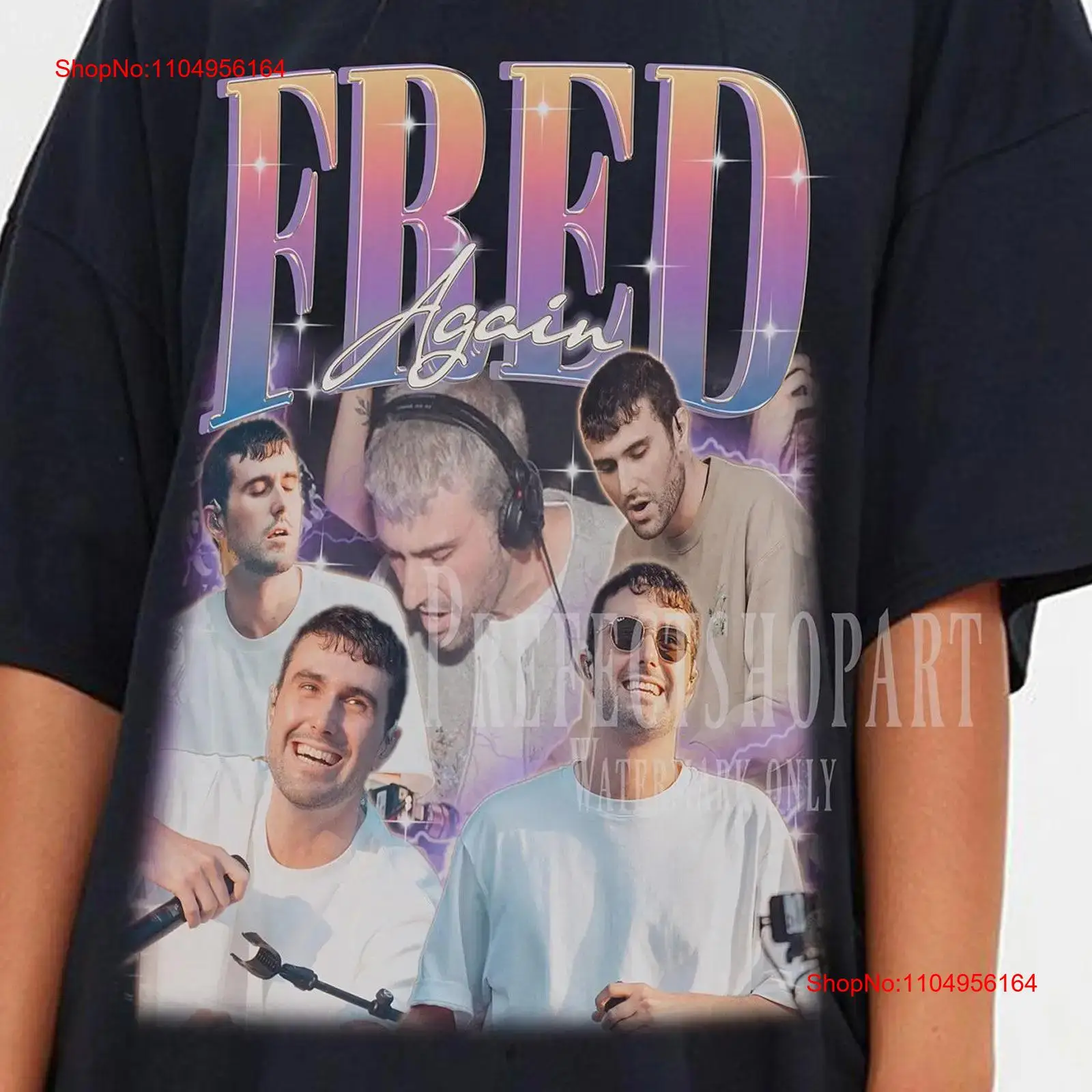 Poster Men Fashion - Koszulka Fred Again Merch Vintage Odzież