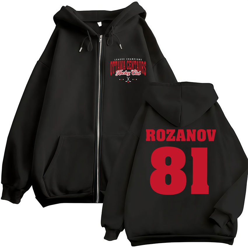 Mens Fashion Zip Up Hoodies - Bluzy z kapturem na zamek TV