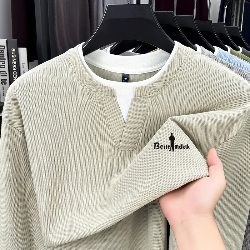 Mens Fashion Clothes - Modny trend: męska koszulka z długim