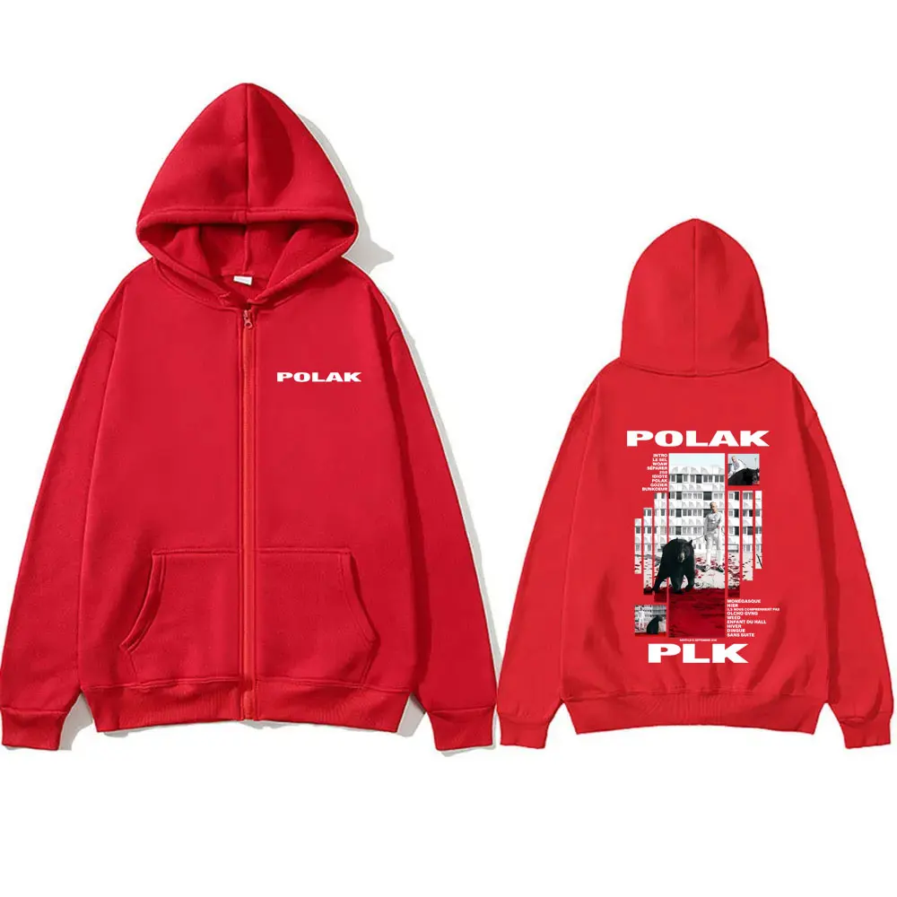 Bluza z kapturem i zamkiem bły – Mens Fashion Zip Up Hoodies recenzja i cena