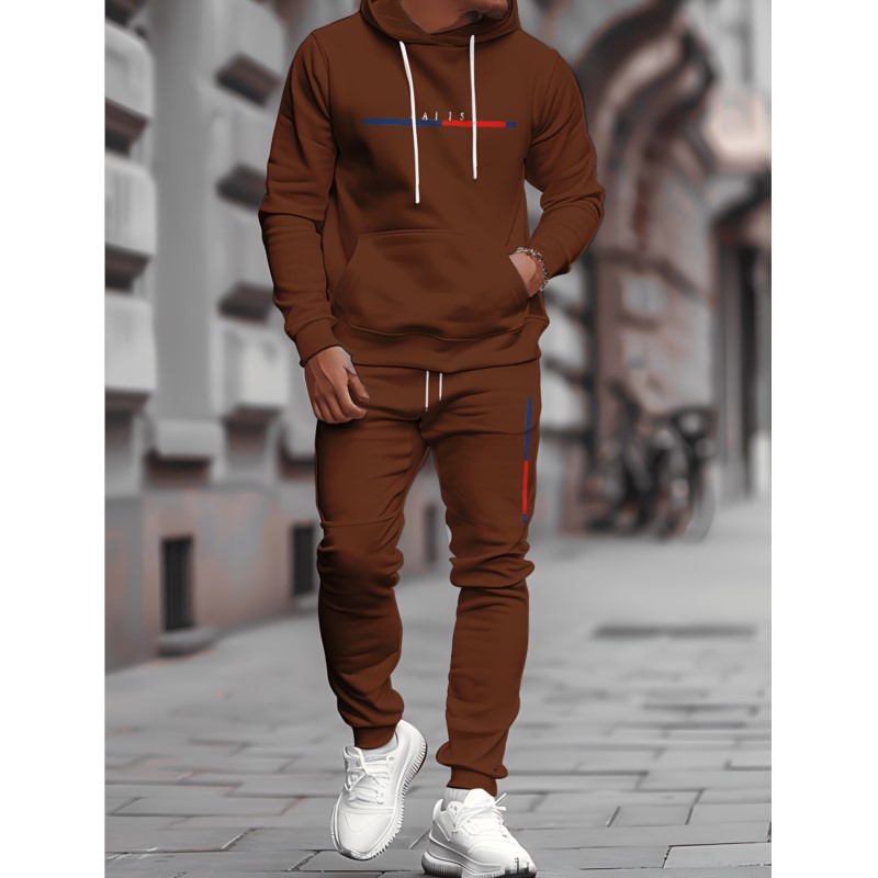 Męski dres z kapturem i spodni – Mens Fashion Clothes recenzja i cena
