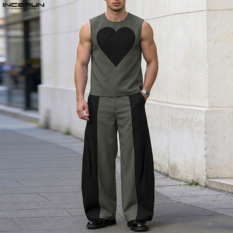 INCERUN Męskie Komplety: Bezrę – Mens Fashion Summer recenzja i cena