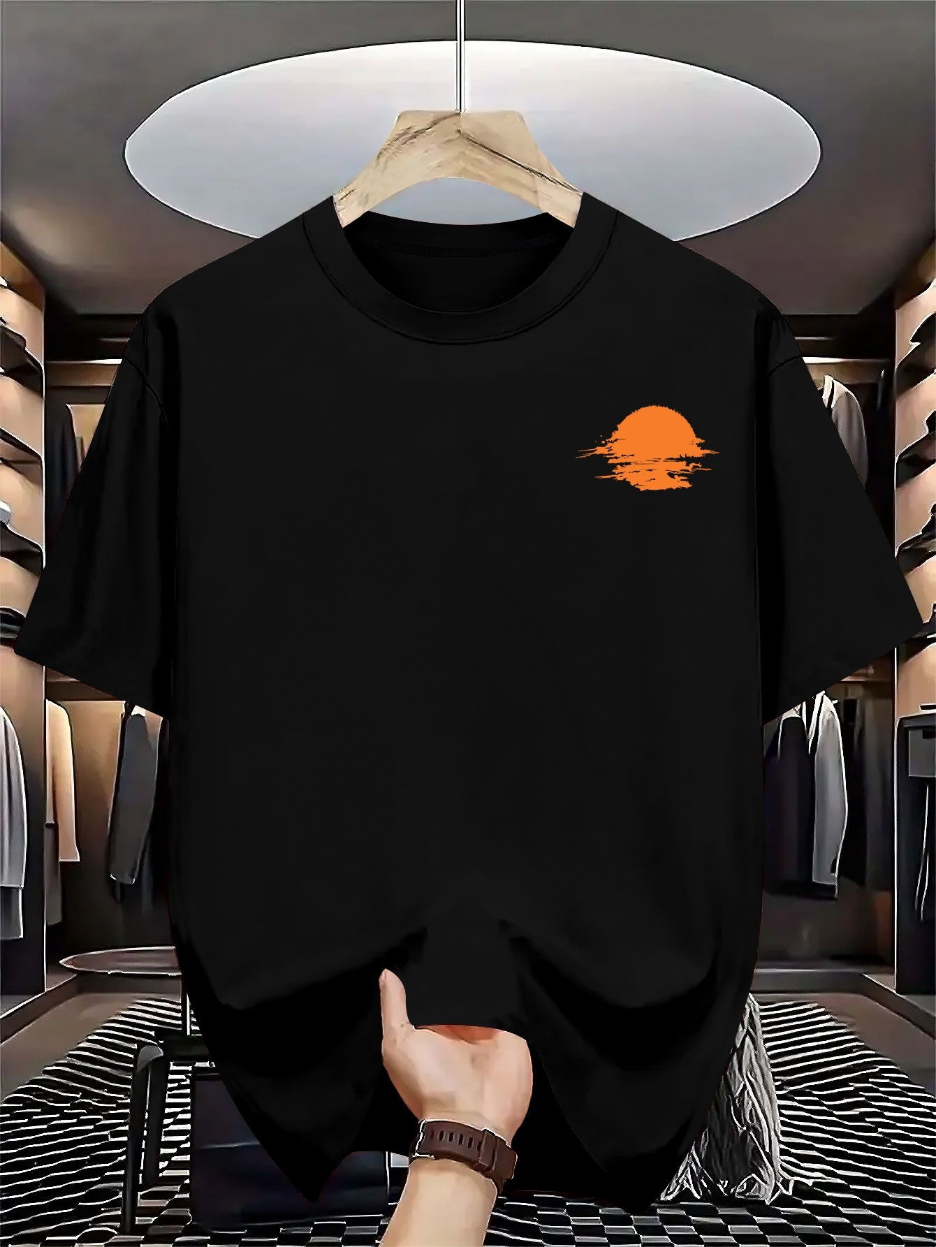 Męski T-shirt Vintage Minimal  – Men'S Fashion T Shirts recenzja i cena