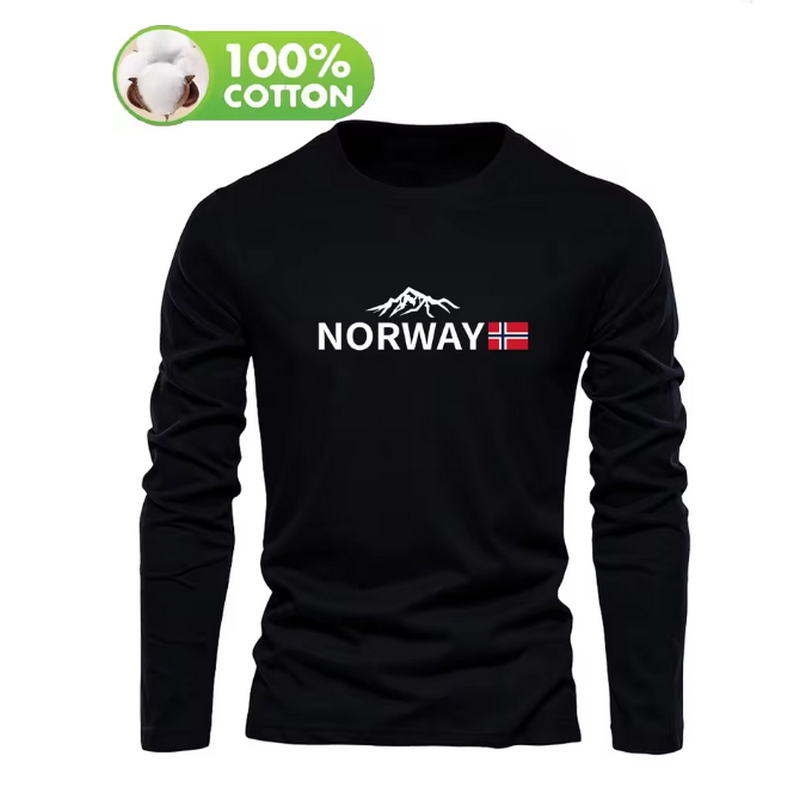 Męska koszulka z długim rękawe – Men'S Fashion T Shirts recenzja i cena