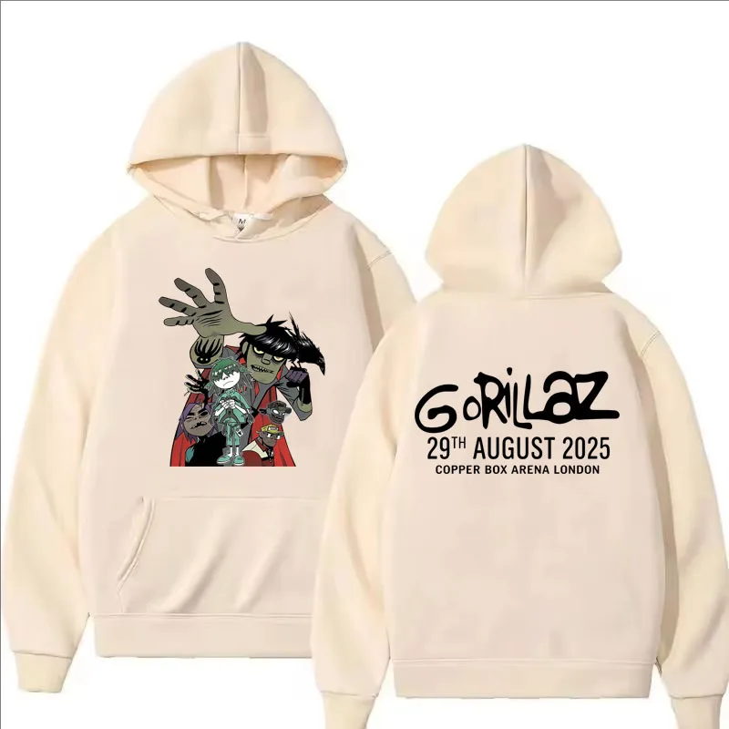 Bluzy z nadrukiem Gorillaz dla – Mens Fashion Zip Up Hoodies recenzja i cena