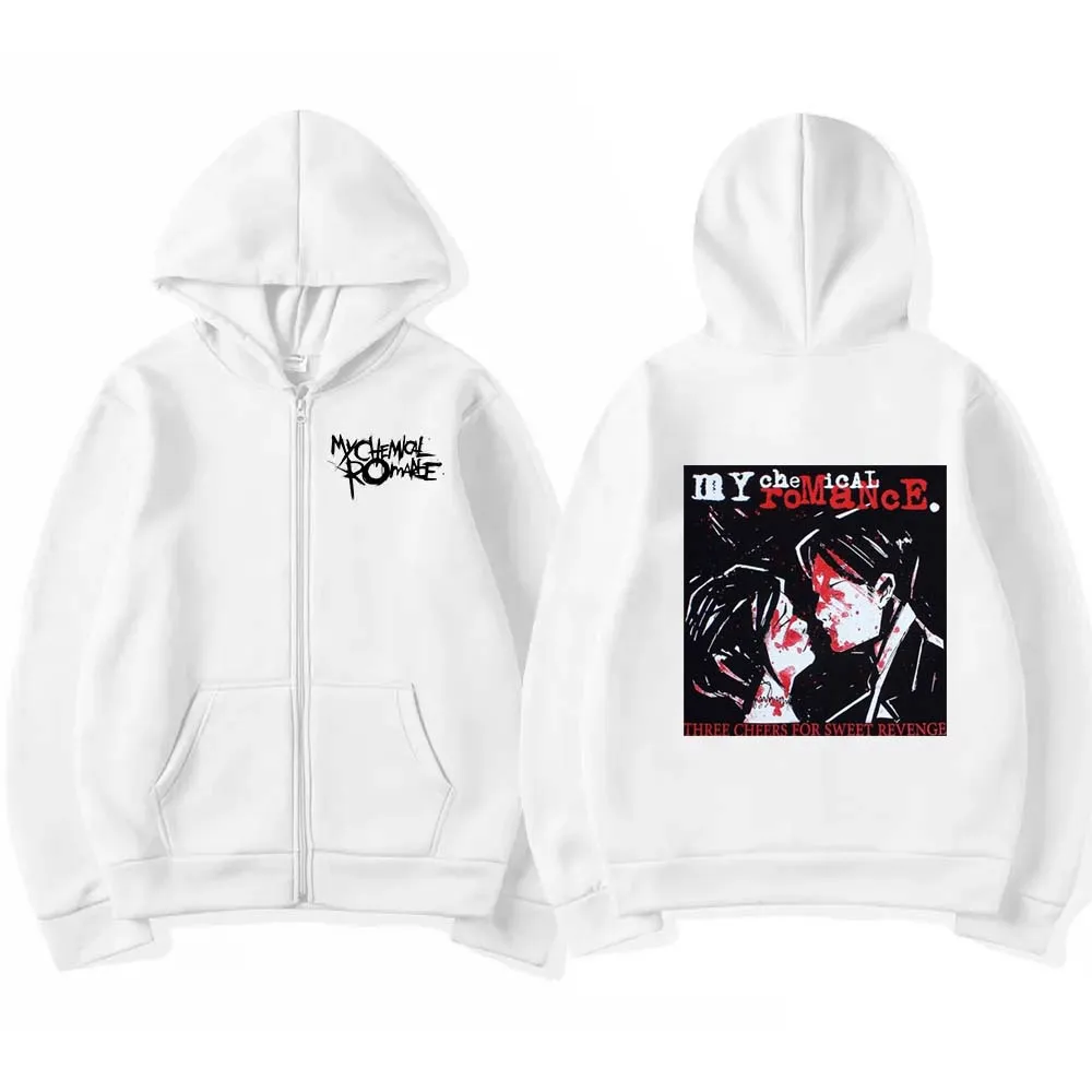Rock Band My Chemical Romance  – Mens Fashion Zip Up Hoodies recenzja i cena